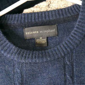 Tricots St. Raphael Pullover Sweater in blue - Size M